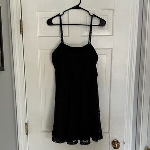 Express Black Lace Mini Dress